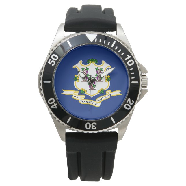 State Flag of Connecticut Watch (Front)