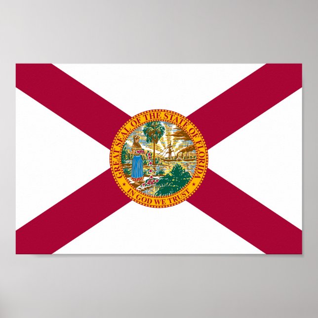 State flag of Florida Poster (Front)