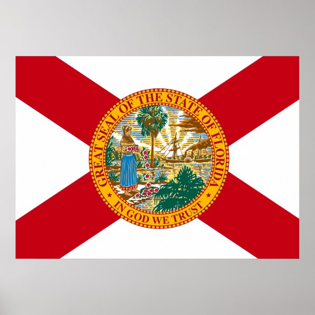 State Flag of Florida Poster (Front)