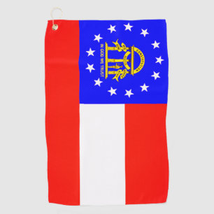 State Flag of Georgia Golf Towel