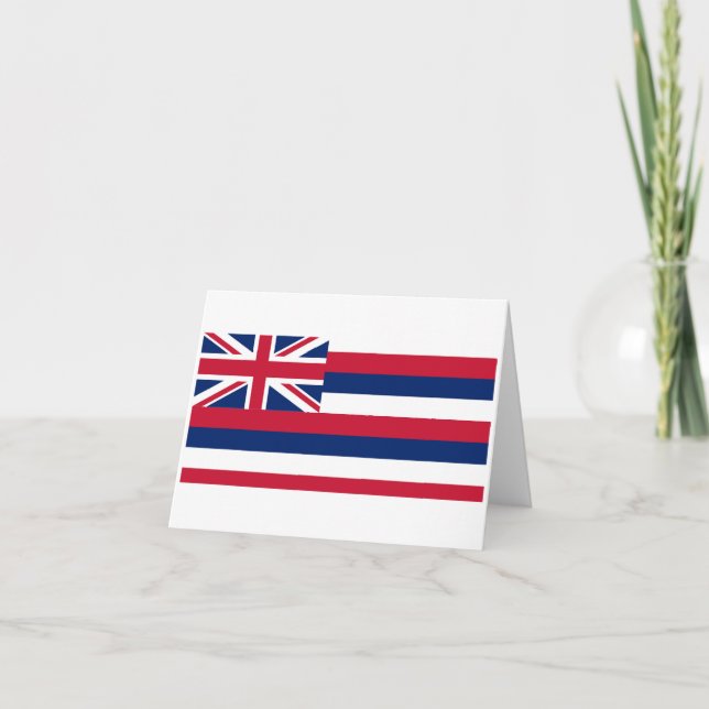 State flag of Hawaii Card (Front)