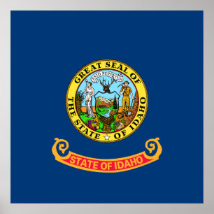 State Flag of Idaho Poster