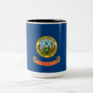 State Flag of Idaho Two-Tone Coffee Mug