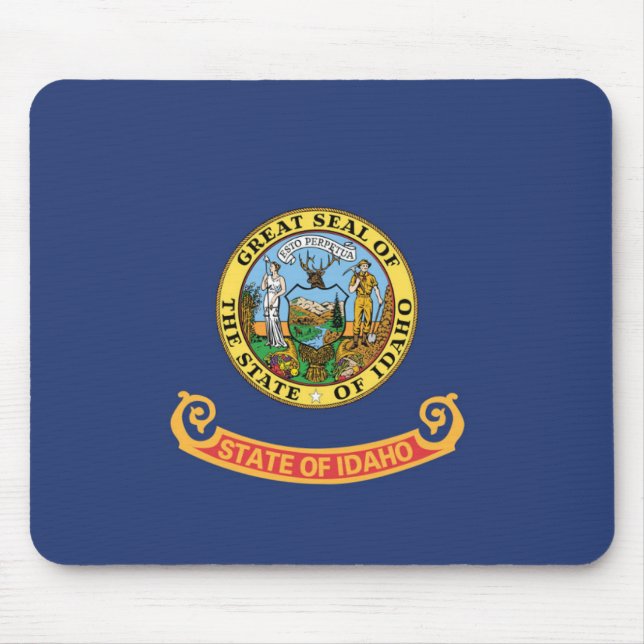 State Flag of Idaho, USA Mouse Mat (Front)