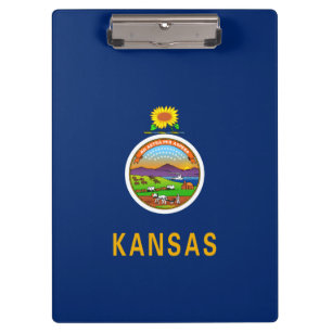 State Flag of Kansas Clipboard