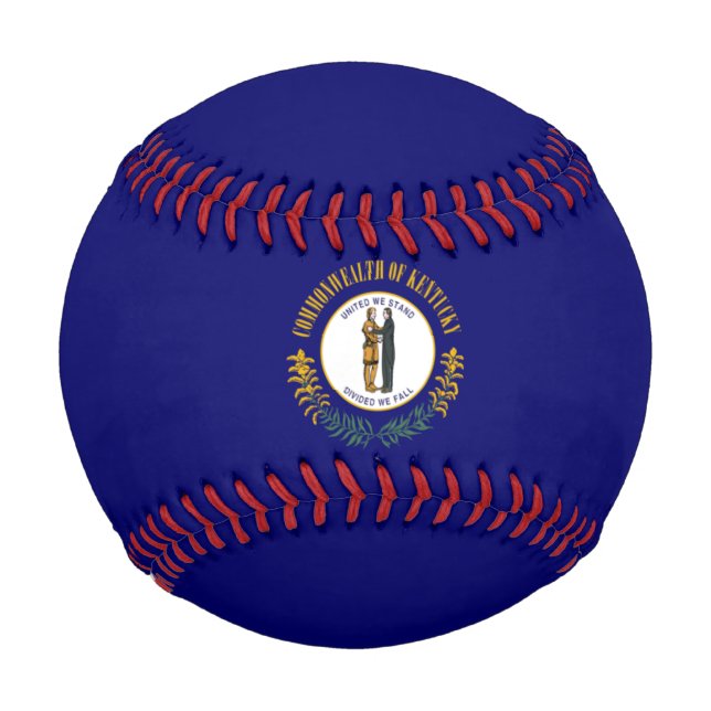 State Flag of Kentucky Baseball (Front)
