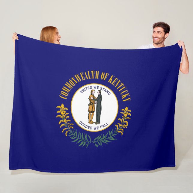 State Flag of Kentucky Fleece Blanket (In Situ)