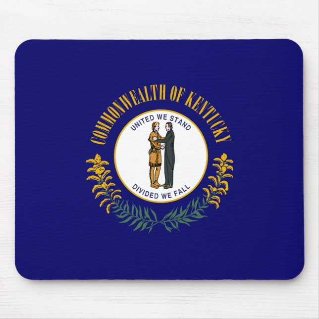 State Flag of Kentucky Mouse Mat (Front)