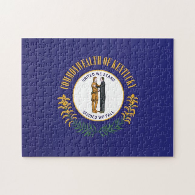 State Flag of Kentucky, USA Jigsaw Puzzle (Horizontal)