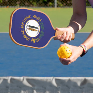 State Flag of Kentucky, USA Pickleball Paddle