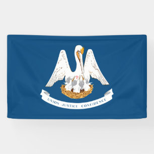 State Flag of Louisiana Banner