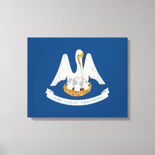 State Flag of Louisiana Canvas Print