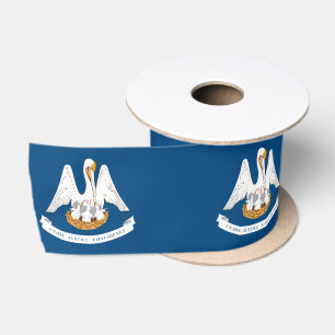 State Flag of Louisiana Satin Ribbon