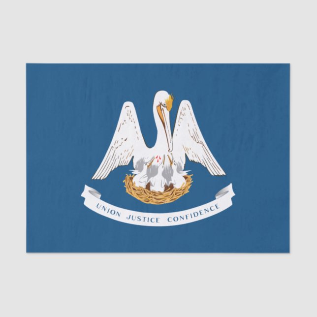 State Flag of Louisiana Tissue Paper (Front)