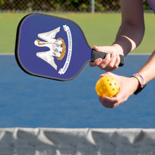 State Flag of Louisiana, USA Pickleball Paddle