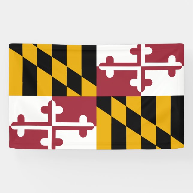 State Flag of Maryland Banner (Horizontal)