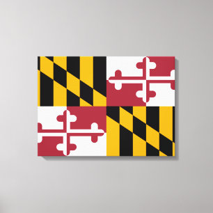 State Flag of Maryland Canvas Print