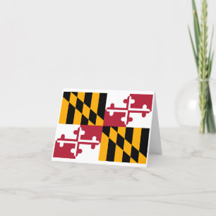 State flag of Maryland Card