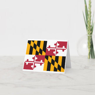 State flag of Maryland Card
