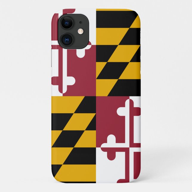 State Flag of Maryland Case-Mate iPhone Case (Back)