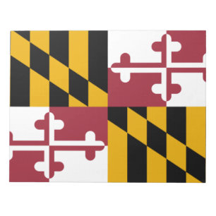 State Flag of Maryland Notepad