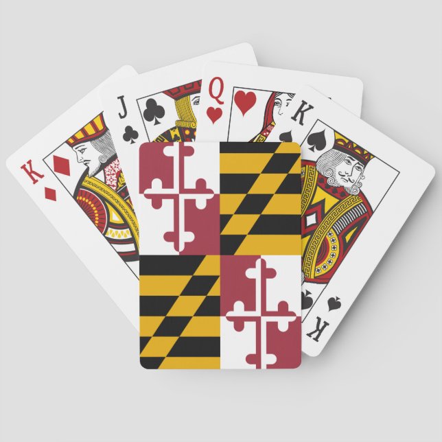 State Flag of Maryland Playing Cards (Back)