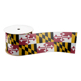 State Flag of Maryland Satin Ribbon