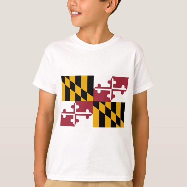 State Flag of Maryland T-Shirt (Front)