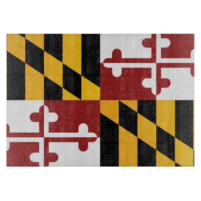 State Flag of Maryland, USA Cutting Board (Front)