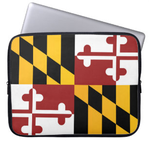 State Flag of Maryland, USA Laptop Sleeve