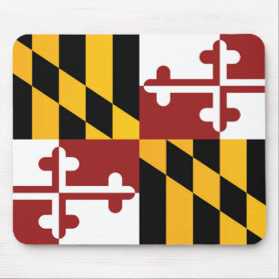 State Flag of Maryland, USA Mouse Mat