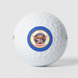 State Flag of Minnesota Golf Balls