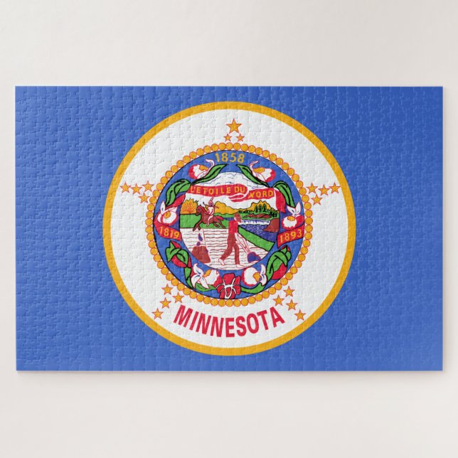 State Flag of Minnesota Jigsaw Puzzle (Horizontal)