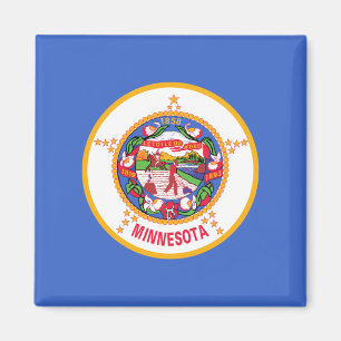 State Flag of Minnesota Magnet