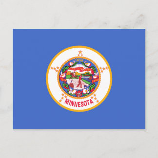 State Flag of Minnesota Postcard