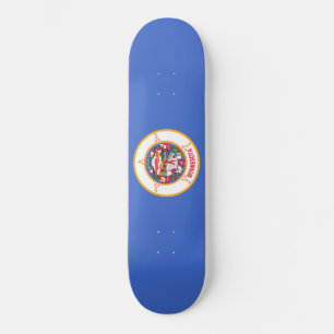 State Flag of Minnesota Skateboard