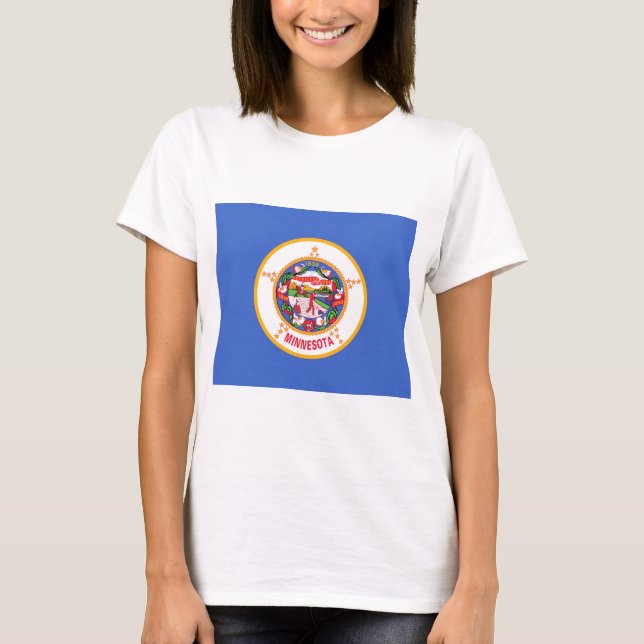 State Flag of Minnesota T-Shirt (Front)