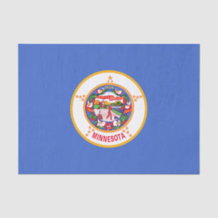 State Flag of Minnesota Tissue Paper