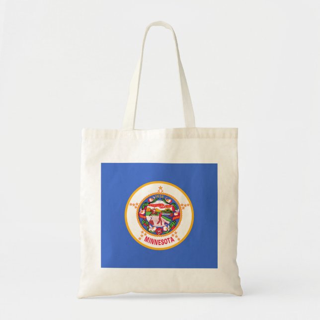 State Flag of Minnesota Tote Bag (Front)