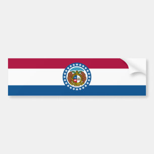 State Flag of Missouri Bumper Sticker