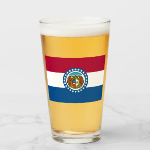 State Flag of Missouri Glass
