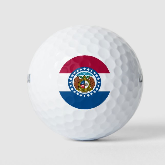 State Flag of Missouri Golf Balls (Front)