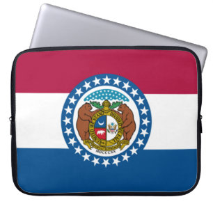 State Flag of Missouri Laptop Sleeve
