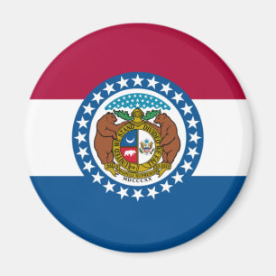 State Flag of Missouri Magnet