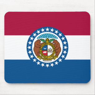 State Flag of Missouri Mouse Mat