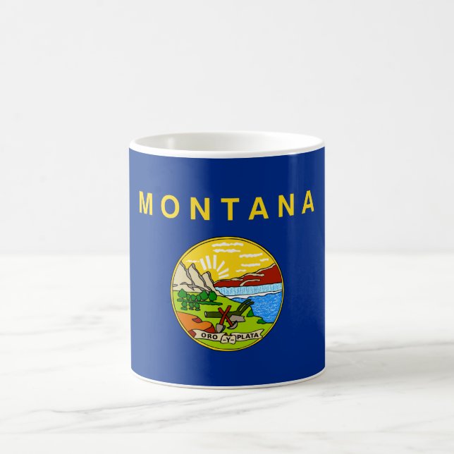 State Flag of Montana Coffee Mug (Center)