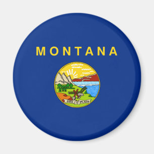 State Flag of Montana Magnet