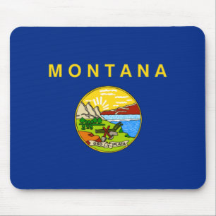 State Flag of Montana Mouse Mat