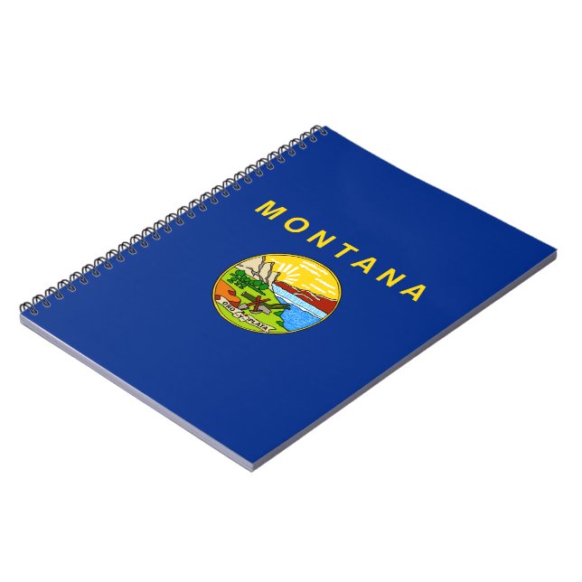 State Flag of Montana Notebook (Left Side)