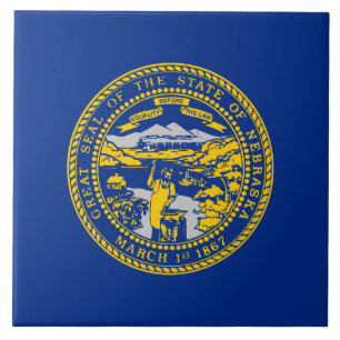 State Flag of Nebraska Tile